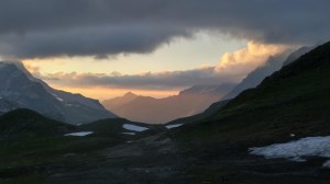 Sunset in Vanoise